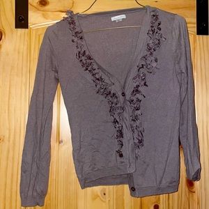 XS garnet hill grey sweater